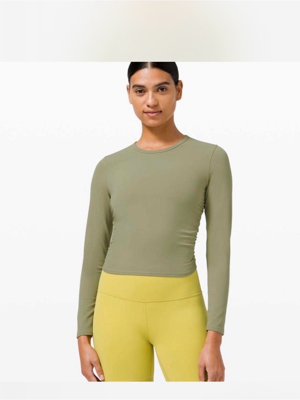 Lululemon All It Takes Long Sleeve *Nulu
Rosemary Green
Size 8